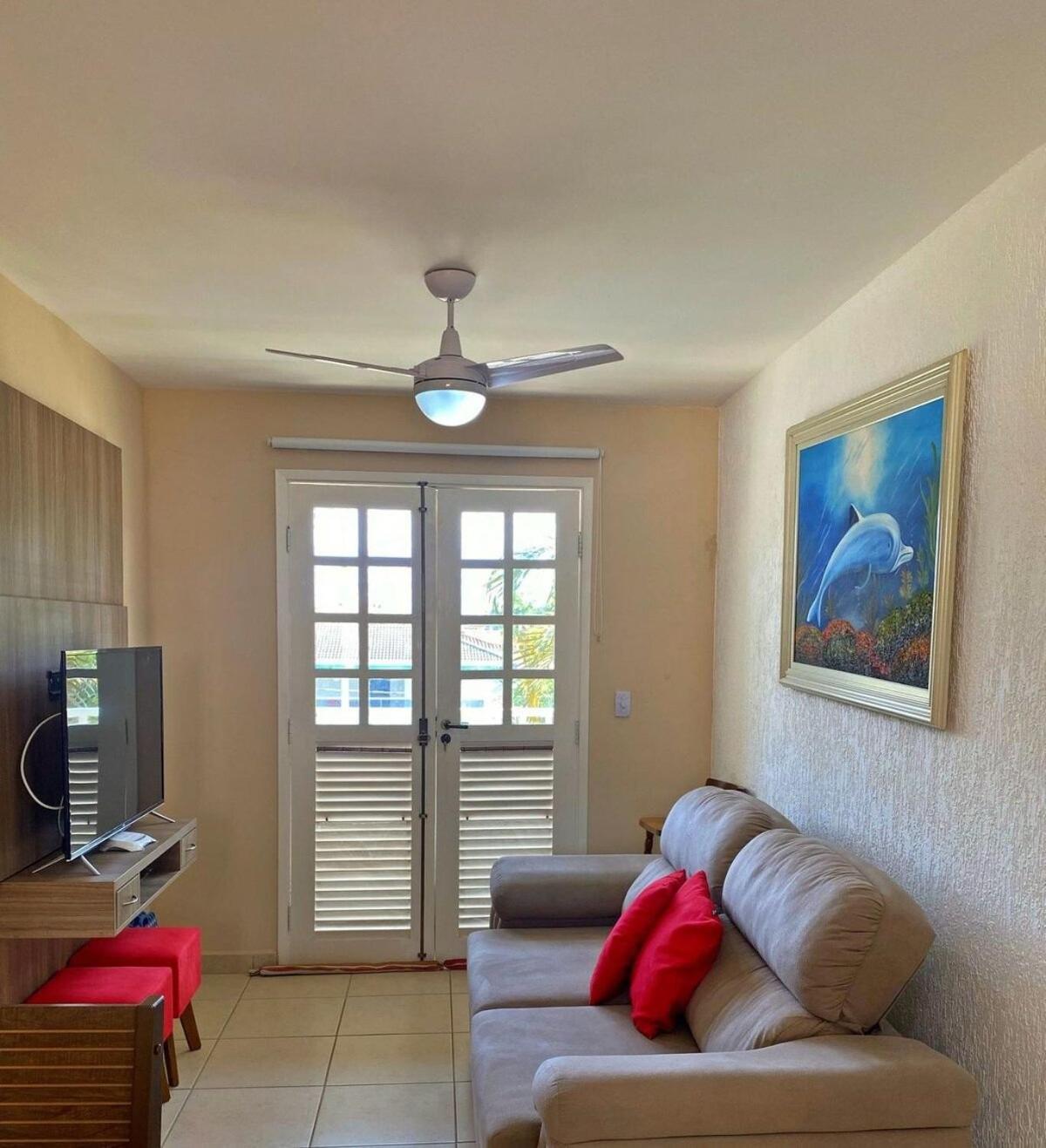 Apartamento Praia Grande Tenorio Pe Na Areia C/ Ar 乌巴图巴 外观 照片
